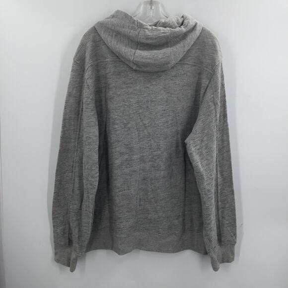 Grayers Athletics Sweatshirt Hoodie Long Sleeve Solid Grey Heather Size X-Large - Picture 3 of 8